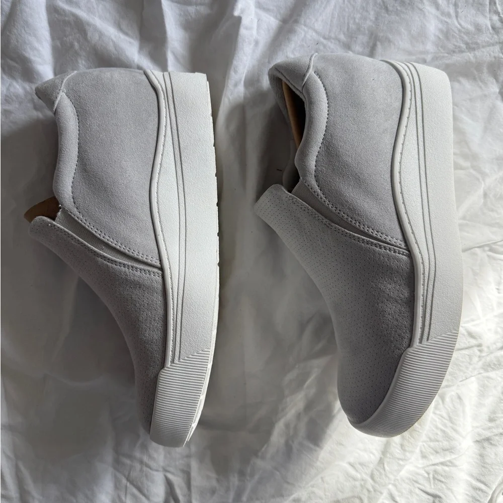 Dr. Scholl's Gray Slip-On Loafers - Picture 3 of 7